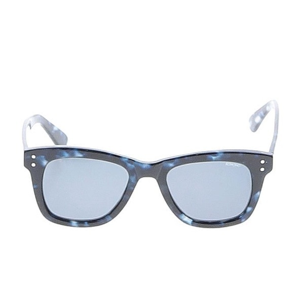 Allen Indigo Demi New Sunglasses blue rectangular frame - Picture 1 of 14
